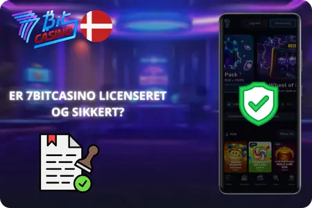 Har 7BitCasino licens, og er det sikkert at spille der?