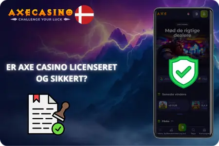 Har Axe Casino licens, og er det sikkert at spille der?