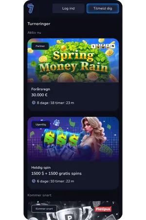 7BitCasino turneringsside